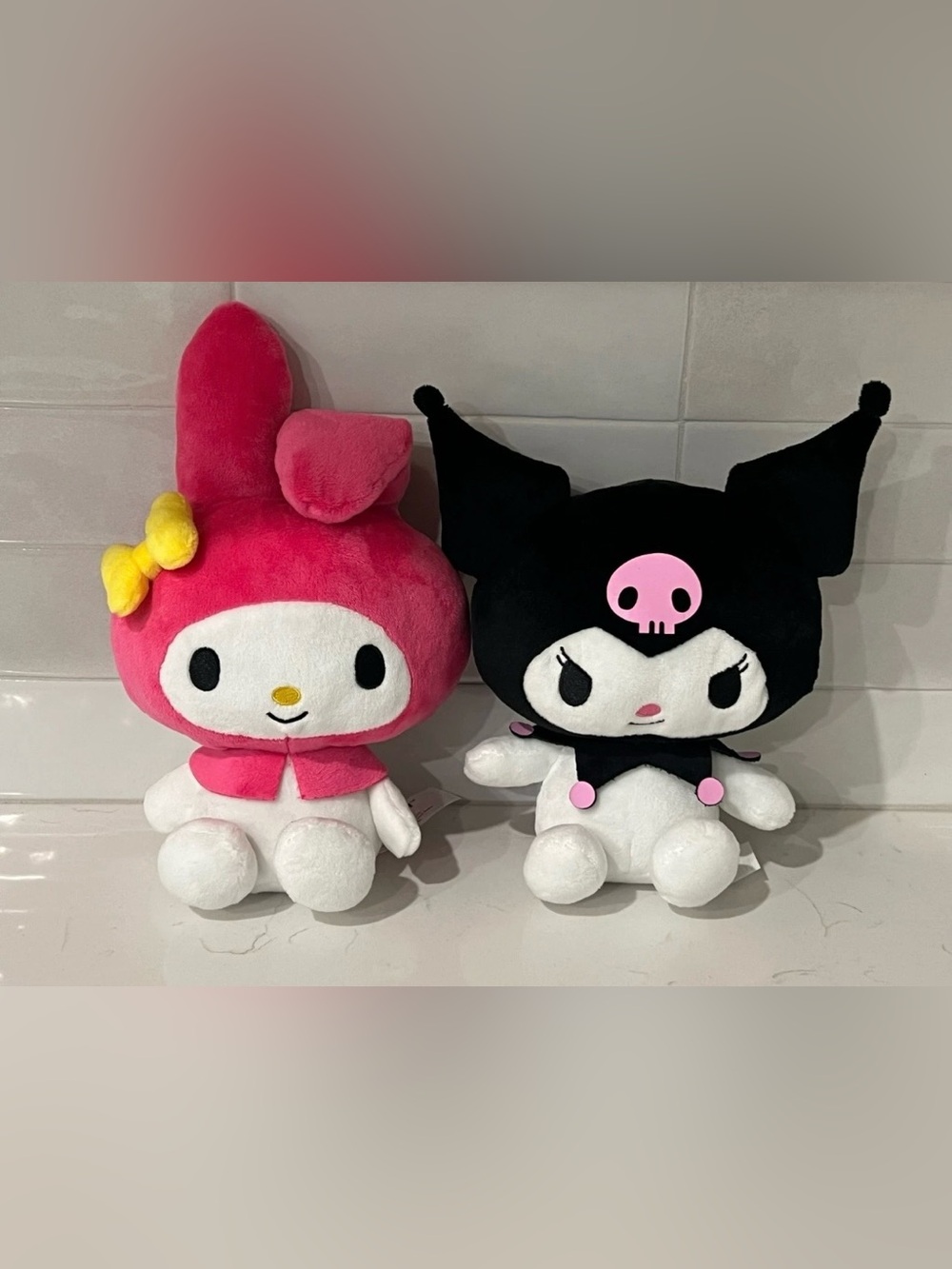 Sanrio Hello Kitty & Friends MY MELODY & KUROMI 7" Plush Lot Spin Master 2023